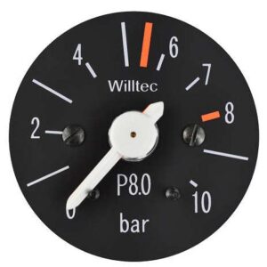 0203 | MANOMETRO DOBLE MECANICO / DIAM. 52 MM. / ESCALA 0-10 BAR WILLTEC