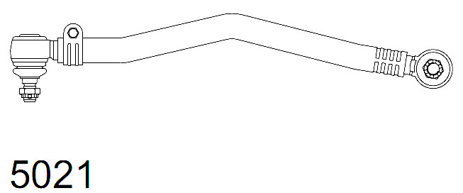 0303 | BARRA DIRECCION CORTA 1225MM. CESCA