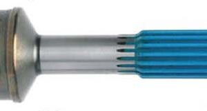 0786 | MACHO CARDAN / 16 ESTRIAS X 38.1MM. / DIAM. TUBO 72.3MM / LARGO 166MM. TF&P TECHNOLOGY