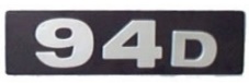 10229 | LETRERO PARRILLA FRONTAL «94» CIPEC