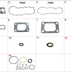 10281 | JGO. JUNTAS MOTOR PARTE SUPERIOR SABO