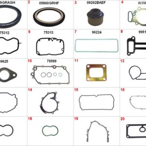 10552 | JGO. JUNTAS MOTOR / COMPLETO / SIN ANILLOS DE CAMISA SABO