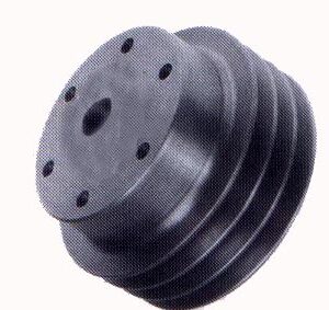 1087 | POLEA BOMBA DE AGUA REFORMA 3 CANALES ALUMINIO DIAM. EXT. CANALES 150 MM. INDUSTRIA ARGENTINA