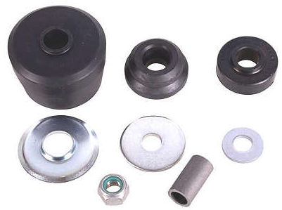 10876 | JGO. BUJES AMORTIGUADOR DE CABINA TRASERO / PARTE SUPERIOR SUPORTE REI