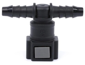 10886 | CONECTOR SALIDA FILTRO COMBUSTIBLE "T" 7.89MM X 6 INDUSTRIA ARGENTINA