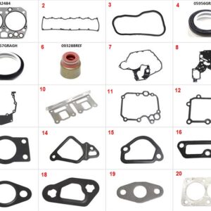 10958 | JGO. JUNTAS MOTOR COMPLETO CON RETENES SABO