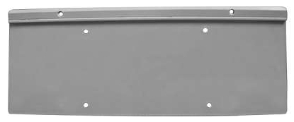 11168 | PLACA FIJACION DE PATENTE DELANTERA / COLOR GRIS RESERPLASTIC
