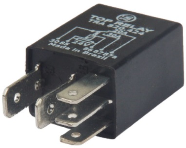 11509 | MINIRELAY AUXILIAR 24V. REVERSOR CON RESISTOR / 5 TERMINALES / 20/30 AMP TOP RELAY
