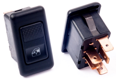 11801 | TECLA LEVANTA CRISTAL 12V. / 5 TERMINALES KOSTAL