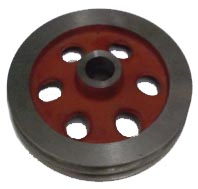 1193 | POLEA COMPRESOR 2 CANALES EN V DIAM. EXT. 159MM. (HIERRO) INDUSTRIA ARGENTINA