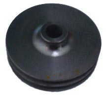 1194 | POLEA COMPRESOR 2 CANALES EN V DIAM. EXT. 142MM. (HIERRO) INDUSTRIA ARGENTINA