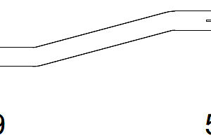 1211 | BARRA DIRECCION CORTA 620MM. HIDRAULICA / TIPO REFORMA CESCA