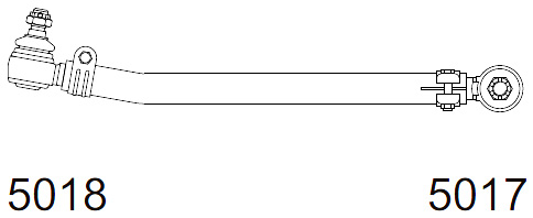 1215 | BARRA DIRECCION CORTA 672MM. CESCA