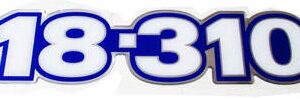 12334 | EMBLEMA  FRONTAL "18310" IMP.