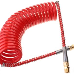 12498 | TUBO ESPIRALADO 1/2" ROJO / 22 RULOS / LARGO 6.5 MTS. TKL