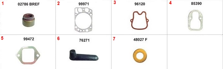 12506 | KIT DESCARBONIZACION CON RETENES DE VALVULAS SABO
