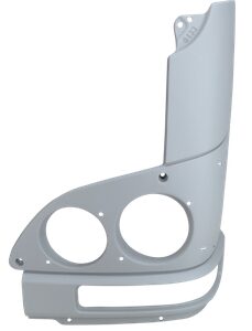 13075 | MOLDURA PORTA OPTICA CON DEFLECTOR IZQUIERDO IMP.