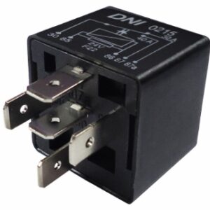 13195 | RELAY AUXILIAR 24V. 30/40AMP. / 5 TERMINALES DNI