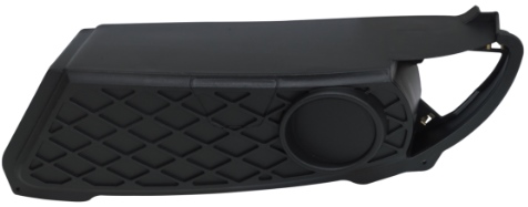 13314 | MOLDURA FARO GIRO IZQUIERDO / NEGRO ( COLOR PLASTICO) BONFANTI