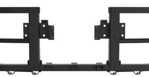 13323 | SOPORTE PARAGOLPES DELANTERO / NEGRO PIEZAS METALICAS BONFANTI