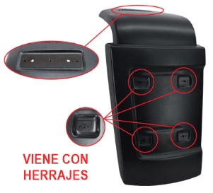 13355 | GUARDABARROS DELANTERO PARTE TRASERA LADO IZQUIERDO BONFANTI