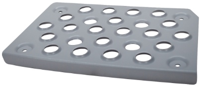 13382 | TAPETE ESTRIBO INFERIOR IZQUIERDO / GRIS PIEZAS METALICAS BONFANTI