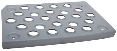 13390 | TAPETE ESTRIBO INFERIOR DERECHO / GRIS PIEZAS METALICAS BONFANTI