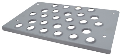 13392 | TAPETE ESTRIBO INFERIOR DERECHO E IZQUIERDO / GRIS PIEZAS METALICAS BONFANTI