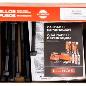 13395 | JGO. BULONES TAPA DE CILINDROS JUNTAS ILLINOIS