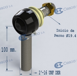 13784 | EXTREMO DIRECCION LADO DERECHO R1″ X 16UNF CESCA