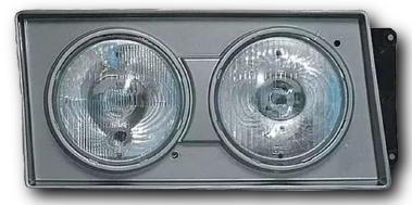 14052 | OPTICA PRINCIPAL VW MOLDURA GRIS DERECHA VIC
