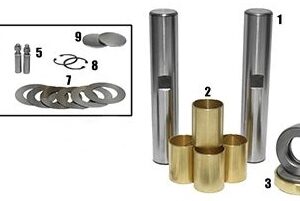 14585 | JGO. PERNO PUNTA DE EJE STD. CON RODAMIENTOS IMP.