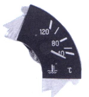 1556 | MARCADOR TEMPERATURA 24 V. / ESCALA 40-100 ºC VDO
