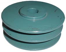 1681 | POLEA ALTERNADOR 2 CANALES FUNDICION DIAM. 100 MM. INDUSTRIA ARGENTINA