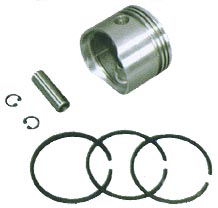 1719 | PISTON CON PERNO Y AROS STD. COMPRESOR WABCO 75MM. BEL-AR