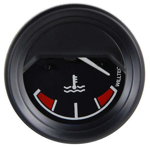 2466 | MARCADOR TEMPERATURA 12V. / DIAM. 52MM. WILLTEC