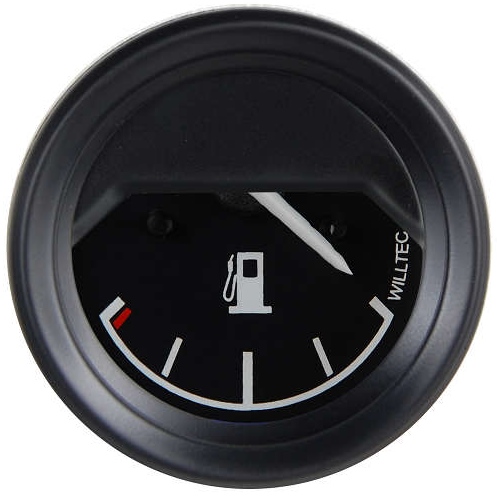 2469 | MARCADOR COMBUSTIBLE 12V. / DIAM. 52MM. WILLTEC
