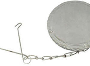 2672 | TAPA TANQUE DE COMBUSTIBLE SIN LLAVE CON CADENA / RECTANGULAR CHAPA UNICK