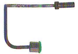 3791 | CAÑO DISTRIBUCION INYECTORES CON ROSCA / CORTO RIGIFLEX