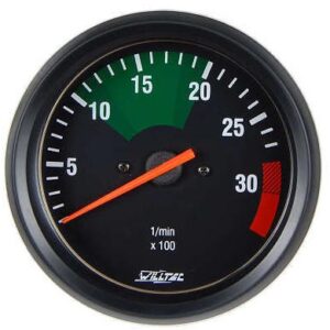 3951 | CUENTAVUELTAS 12 V. ESCALA 0-3000 RPM WILLTEC