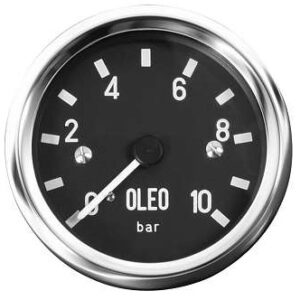 4545 | MANOMETRO PRESION ACEITE / DIAM. EXT. 60MM. / ESCALA 0-10 BAR / ROSCA M12 X 1.5 VDO