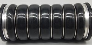 4592 | MANGUERA INTERCOOLER SILICONA NEGRA 100 X 175 MM. TF&P TECHNOLOGY