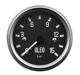 4627 | MANOMETRO PRESION ACEITE / DIAM. EXT. 60MM. / ESCALA 0-15 BAR / ROSCA M12 X 1.5 VDO