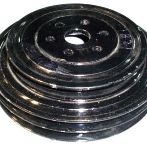 4666 | POLEA BOMBA DE AGUA 3 CANALES REFORMA ALUMINIO DIAM. EXT. CANALES 196MM. Y 152MM. INDUSTRIA ARGENTINA