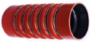 4844 | MANGUERA INTERCOOLER SILICONA ROJA C/INT. NEGRO 86 X 220 MM. TF&P TECHNOLOGY