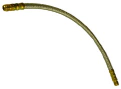 4892 | FLEXIBLE DESCARGA DE AIRE COMPRESOR DE AIRE MACHO Y HEMBRA / LARGO 370MM. / MANGUERA TEFLON INDUSTRIA ARGENTINA