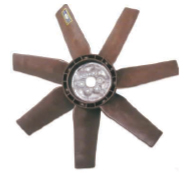 4941 | HELICE VENTILADOR 7 PALAS DIAM. EXT. 550 MM. AGUJERO CENTRAL 34 MM. OMER