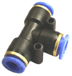5317 | ACOPLE RAPIDO TEE 6MM. PLASTICO TKL