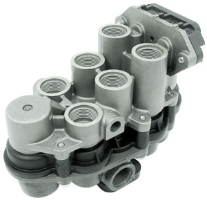 5376 | VALVULA 4 CIRCUITOS APU KNORR CON SENSOR DE PRESION 5V. / R22 X 1.5MM. TF&P TECHNOLOGY