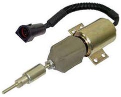 5539 | SELENOIDE PARE MOTOR 12V. HORIZONTAL / CONECTOR REDONDO 4 PINES ENGINE PARTS